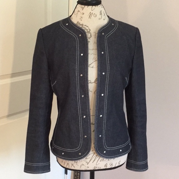 Kasper Jackets & Blazers - Kasper Denim Jacket